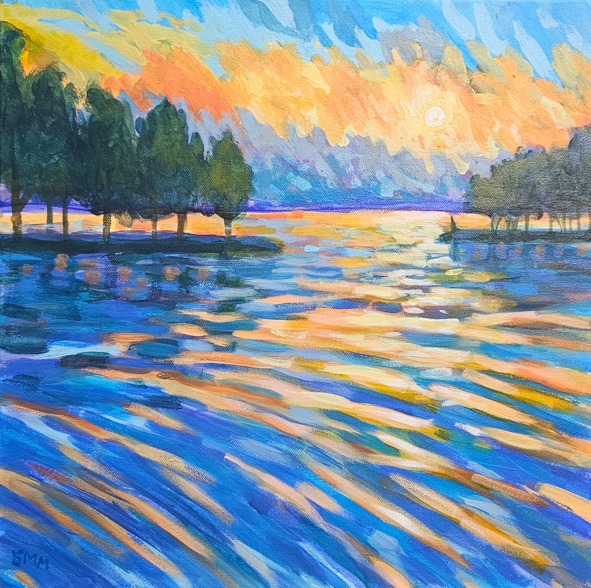 "All Quiet at Sunset" Lake Murray by Mercy (EMM) Clonts