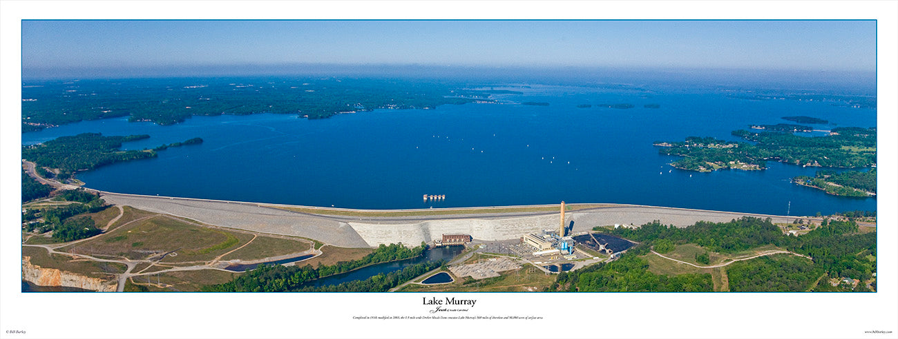 Lake Murray Dam by Bill Barley