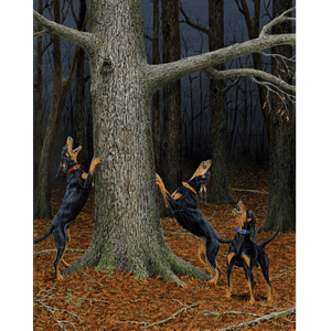 Music to my Ears - Black and Tan Hound by Robert Hickman